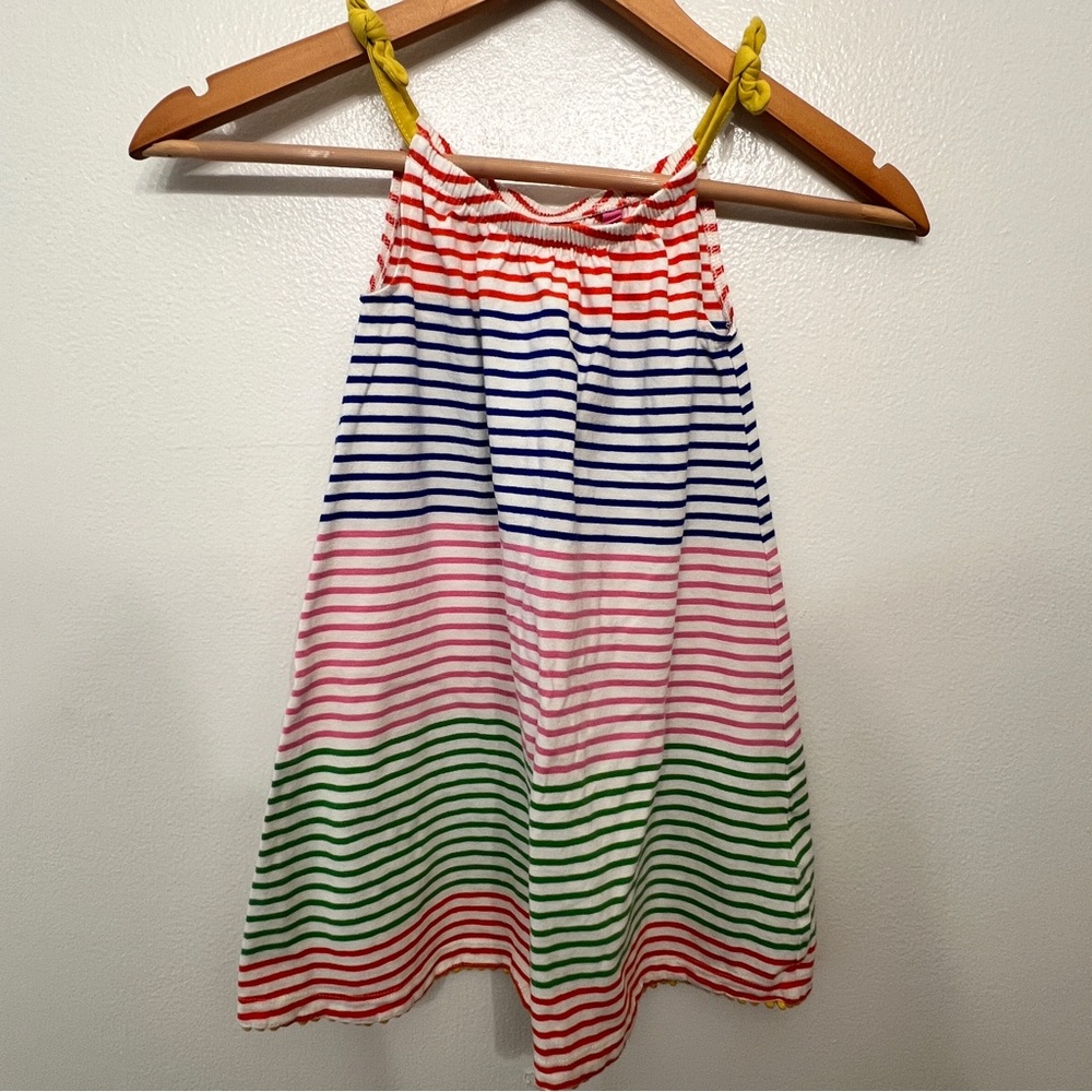 Mini Boden Girls Striped Dress Size 4/5